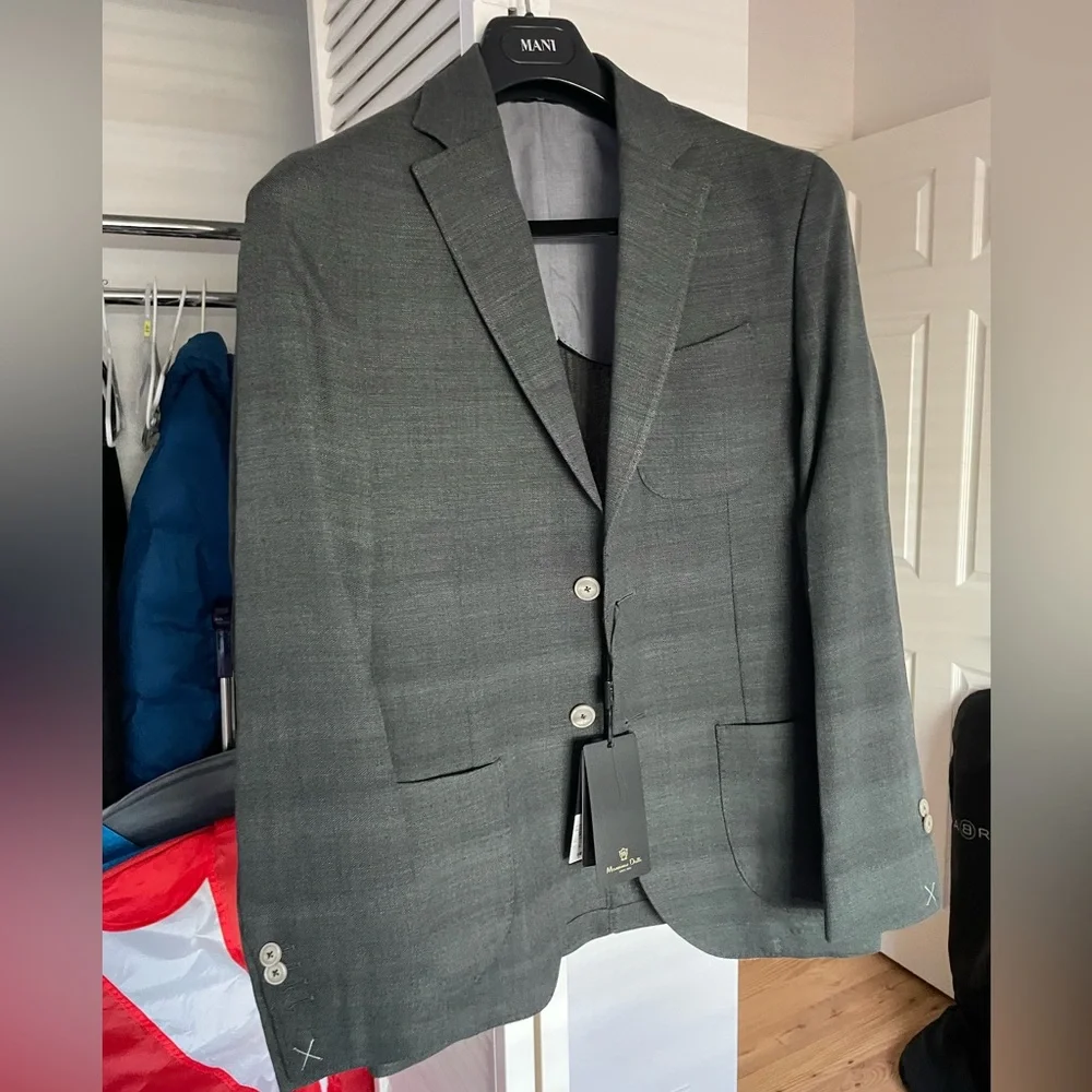 Massimo Dutti Men's Gray Blazer - Picture 1 of 11